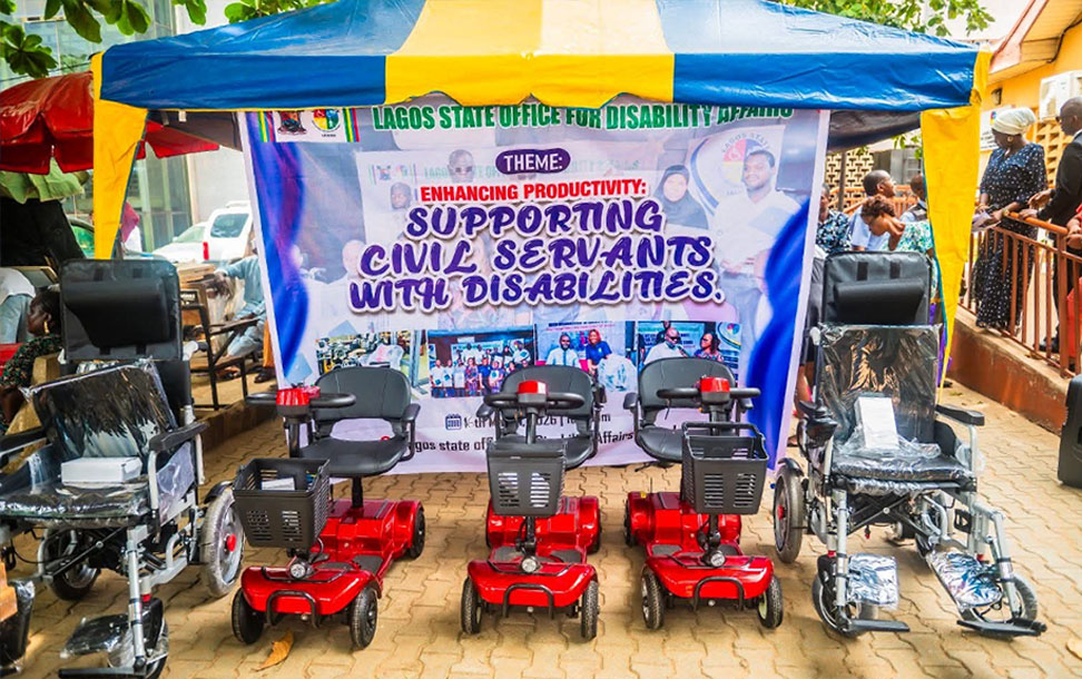 LASODA EMPOWERS CIVIL SERVANTS WITH DISABILITIES WITH WORK TOOLS TO ENHANCE PRODUCTIVITY